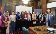 10 July 2019 The members of the informal Green Parliamentary Group in meeting with the Algerian parliamentary delegation 